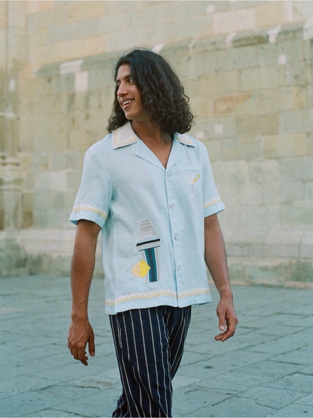 Alexis Zambrano x Tombolo Martini cabana shirt